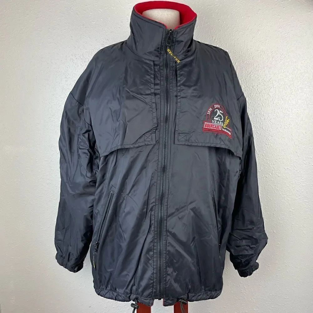 Kel-Tek Full Zip Reversible Jacket Size L EUC